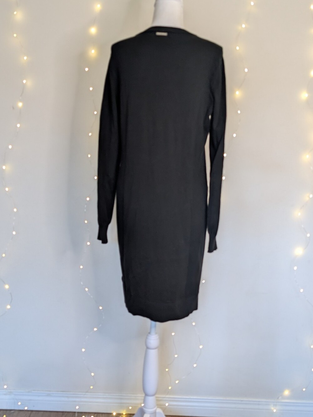 Michael Kors Black Long-Sleeve Studded Dress - Picture 4 of 9